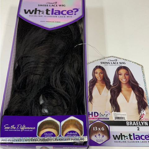 Sensationnel Cloud 9 What Lace? HD Synthetic Lace Front Wig - Braelyn