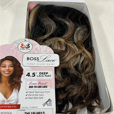 Bobbi Boss Synthetic Lace Front Wig - MLF487 Henna