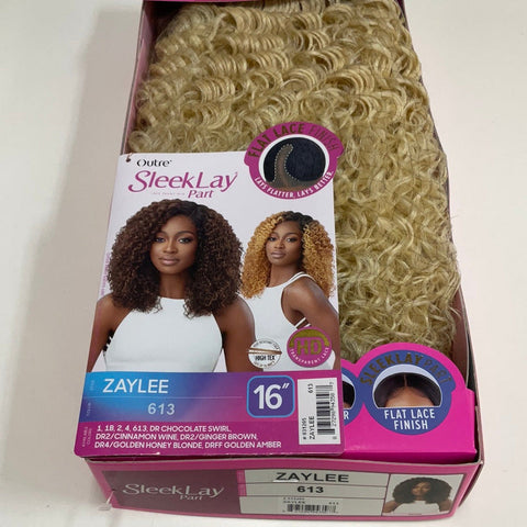 Outre Sleeklay Part HD Synthetic Lace Front Wig - Zaylee