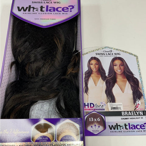 Sensationnel Cloud 9 What Lace? HD Synthetic Lace Front Wig - Braelyn