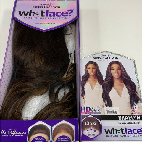 Sensationnel Cloud 9 What Lace? HD Synthetic Lace Front Wig - Braelyn