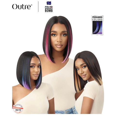 Outre Color Bomb Synthetic Lace Front Wig - Stina