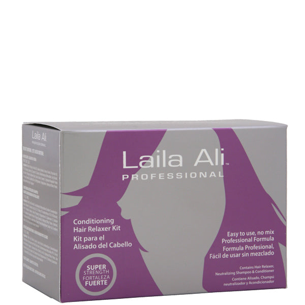 Laila Ali Professional Conditioning Hair Relaxer Kit - Super Strength