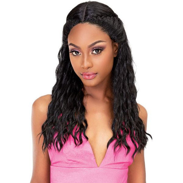 Janet Collection Synthetic Braided Extended Lace Front Wig - Layla