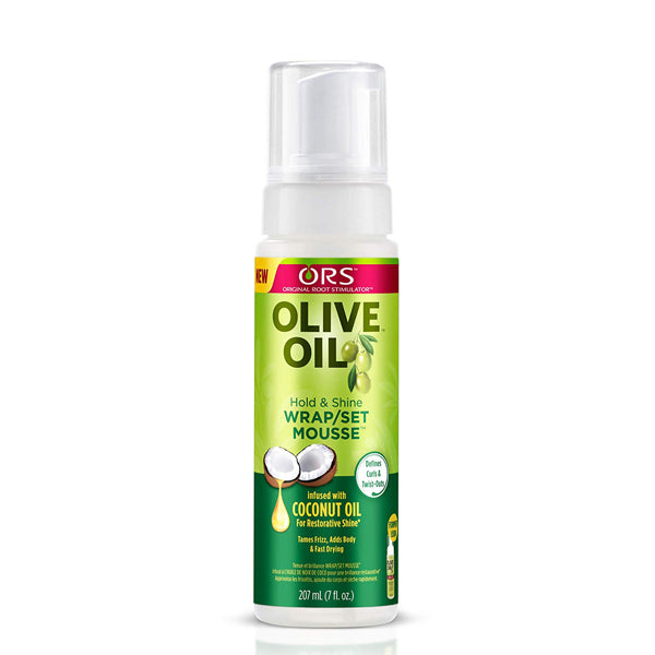 ORS Olive Oil Hold & Shine Wrap-Set Mousse 7oz