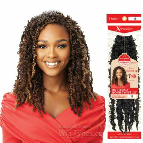 Outre: Xpression Twisted Up Butterfly Bomb Twist 12" Crochet Braids