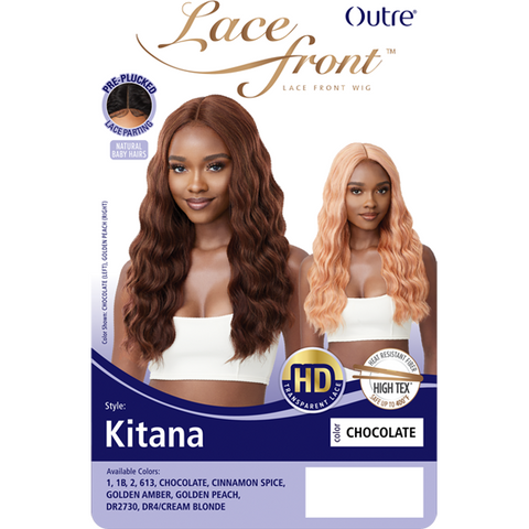 Outre Lace Front Synthetic Swiss HD Lace Front Wig - Kitana