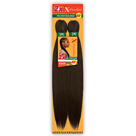 Sensationnel Kanekalon 2X X-Pression PRE STRETCHED BRAID 48