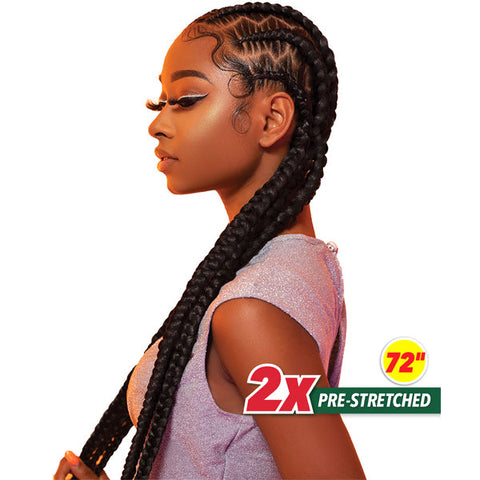 Sensationnel Synthetic Braid - 2X X-Pression PRE STRETCHED BRAID 72