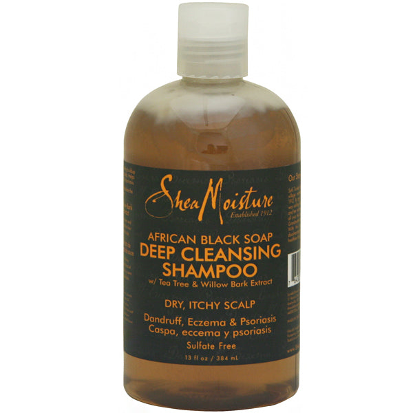 Shea Moisture African Black Soap Deep Cleansing Shampoo 13oz