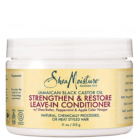 Shea Moisture Jamaican Black Castor Oil Strengthen & Restore Leave-In Conditioner 11oz