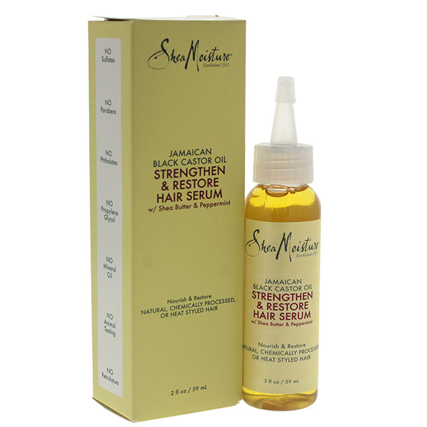 Shea Moisture Jamaican Black Castor Oil Strengthen & Restore Hair Serum 2oz