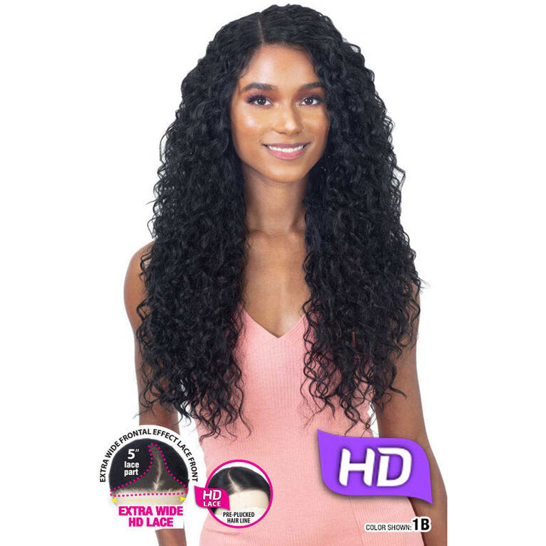 Shake-N-Go Freetress Equal Synthetic Hi-Def Frontal Effect HD Lace Front Wig - Avani