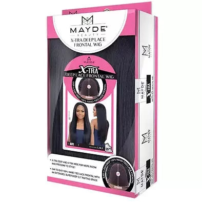 Mayde Beauty X-tra Deep Synthetic Lace Frontal Wig - X01